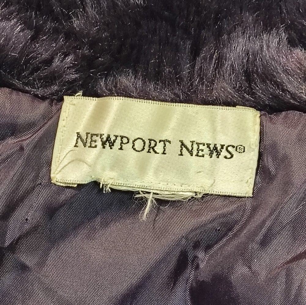 Newport News Plush Purple Teddy Jacket - Picture 5 of 9